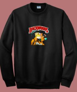 Backwoods Blunt Marijuana Weed 80s Sweatshirt