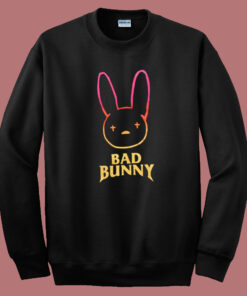 Bad Bunny Pink Logo Sweatshirt Bad Bunny Pink Logo Sweatshirt