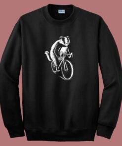 Badger On A Bicycle Sweatshirt Sale On Sale