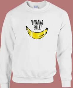 Banana Smile 80s Sweatshirt 1 Banana Smile 80s Sweatshirt 2