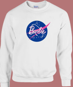 Barbie Nasa Logo Parody Sweatshirt Barbie Nasa Logo Parody Sweatshirt