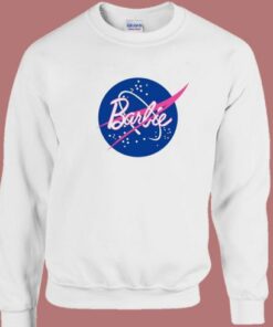 Barbie Nasa Logo Parody Sweatshirt