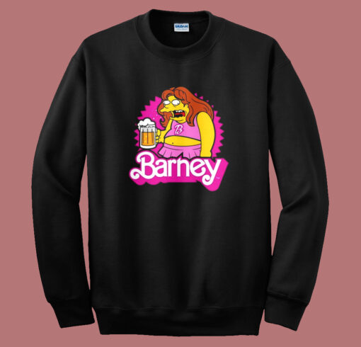 Barney Barbie Funny Parody Sweatshirt