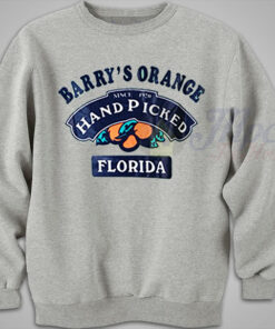Barrys Orange Hand Picked Florida Vintage Sweatshirt 1
