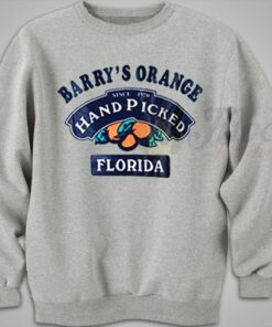 Barrys Orange Hand Picked Florida Vintage Sweatshirt 2