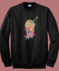 Bart Simpson Kwik Mart Squishee 80s Sweatshirt Bart Simpson Kwik Mart Squishee 80s Sweatshirt