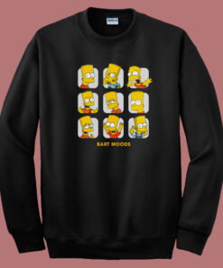 Bart Simpson Moods 80s Sweatshirt Bart Simpson Moods 80s Sweatshirt