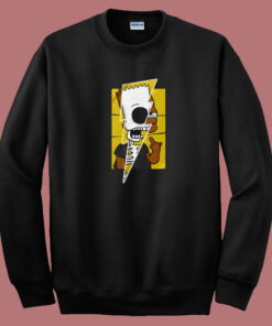 Bart Simpson Thunder Struck 80s Sweatshirt Bart Simpson Thunder Struck 80s Sweatshirt