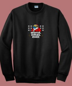Bart Simpson Worst Christmas 80s Sweatshirt