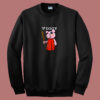 Baseball Bat Piggy Character 80s Sweatshirt