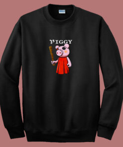 Baseball Bat Piggy Character 80s Sweatshirt Baseball Bat Piggy Character 80s Sweatshirt