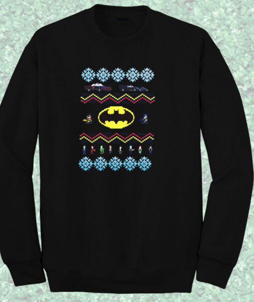 Batman Car Sweater Crewneck Sweatshirt