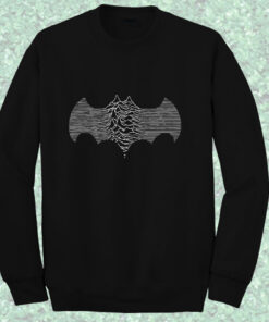 Batman Joy Division Waves Style Crewneck Sweatshirt Batman Joy Division Waves Style Crewneck Sweatshirt