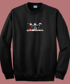 Batman Superman Wonder Woman Christmas 80s Sweatshirt