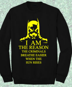 Batman The Reason Criminal Crewneck Sweatshirt Batman The Reason Criminal Crewneck Sweatshirt