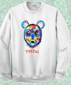 Bear Yeezus Hiphop Style Crewneck Sweatshirt 1