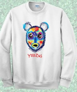 Bear Yeezus Hiphop Style Crewneck Sweatshirt 1 Bear Yeezus Hiphop Style Crewneck Sweatshirt 4