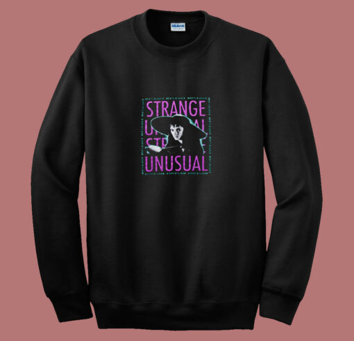 Beetlejuice Strange Andunusual Girls 80s Sweatshirt