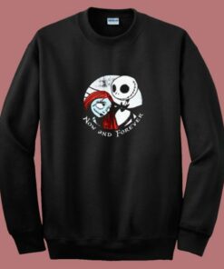 Before Christmas Jack Andsally Now And Forever 80s Sweatshirt