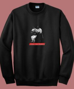 Bernie Sanders Fight The Power 80s Sweatshirt