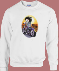 Betty Boop Biker Vintage Sweatshirt