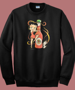 Betty Boop Hottie Sizzlin 80s Sweatshirt Betty Boop Hottie Sizzlin 80s Sweatshirt