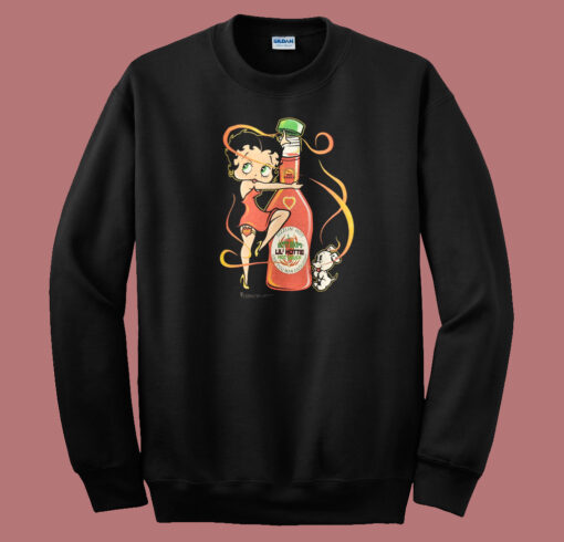 Betty Boop Hottie Sizzlin 80s Sweatshirt