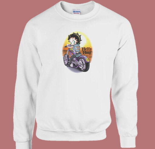 Betty Boop Wild Biker Sweatshirt