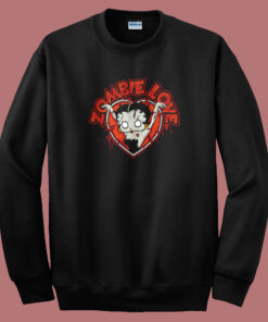 Betty Boop Zombie Love Sweatshirt Betty Boop Zombie Love Sweatshirt