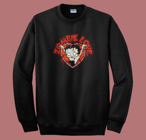 Betty Boop Zombie Love Sweatshirt