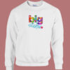 Big Sister Flower 80s Sweatshirt