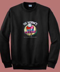 Big Worm’s Ice Cream Est 1995 80s Sweatshirt Big Worm’s Ice Cream Est 1995 80s Sweatshirt