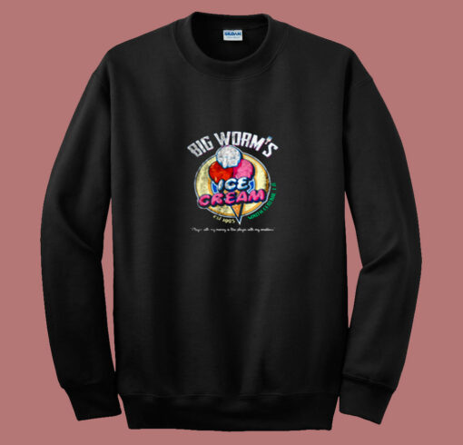 Big Worm’s Ice Cream Est 1995 80s Sweatshirt