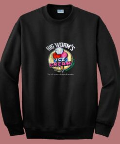 Big Worm’s Ice Cream Est 1995 80s Sweatshirt