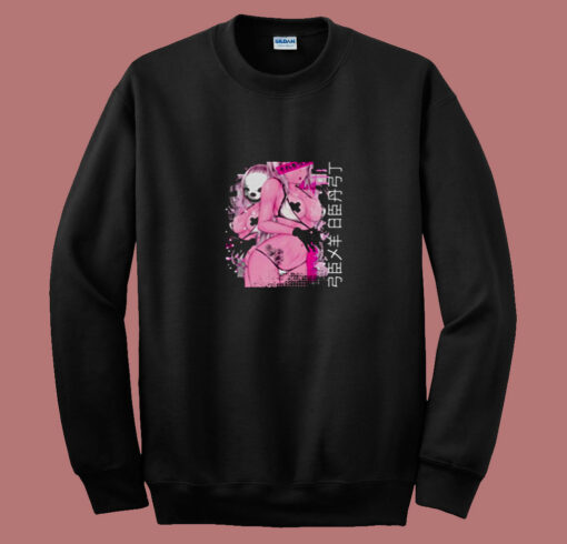 Bikini Girl Anime 80s Sweatshirt