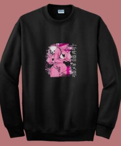 Bikini Girl Anime 80s Sweatshirt