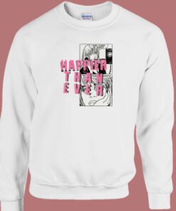 Billie Eilish Happier Than Ever Comics Sweatshirt Billie Eilish Happier Than Ever Comics Sweatshirt