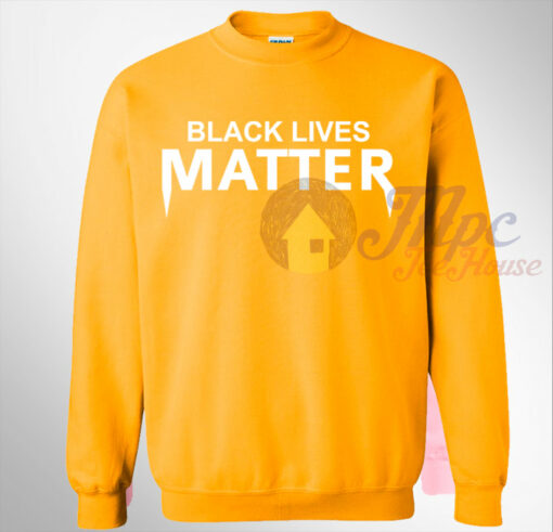 Black Lives Matter Yellow Sweatshirt