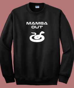 Black Mamba Out Relaxed 80s Sweatshirt