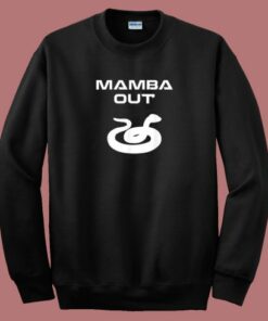Black Mamba Out Relaxed 80s Sweatshirt