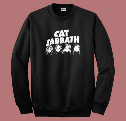 Black Sabbath Cat 80s Sweatshirt