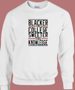 Blacker The College 80s Sweatshirt 1