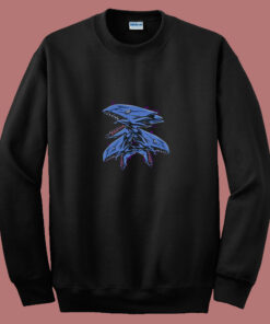 Blue Eyes White Dragon 80s Sweatshirt