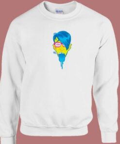 Blue Tongued Hipster 80s Sweatshirt 2