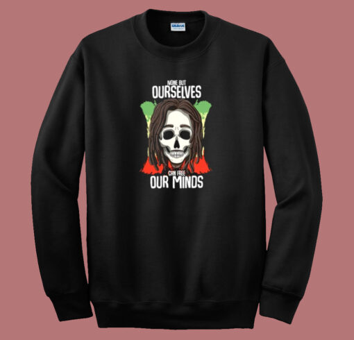 Bob Free Minds Skull 80s Sweatshirt