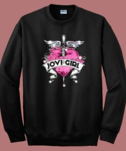 Bon Jovi Heart Jovi Girl Sweatshirt