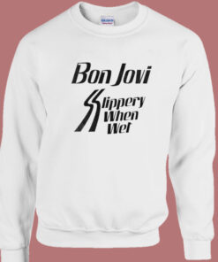 Bon Jovi Slippery When Wet Sweatshirt 1