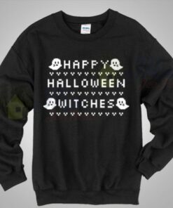 Boo Says Happy Halloween Ugly Sweater