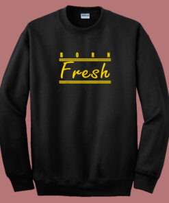 Born Fresh Gold Heads Basketball 80s Sweatshirt