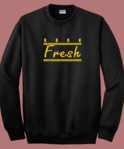 Born Fresh Gold Heads Basketball 80s Sweatshirt